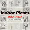 Indoor Plants MEGA PACK 200 Laser Ready Images