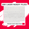 Indoor Plants MEGA PACK 200 Laser Ready Images