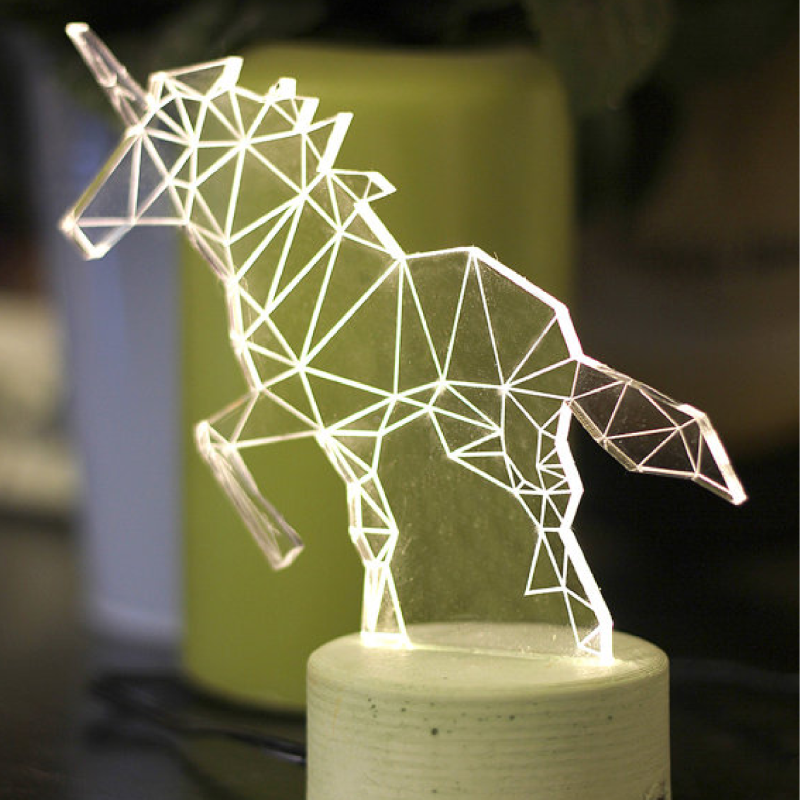 Unicorn Night Light Unicorn Night Light – Vector Design File